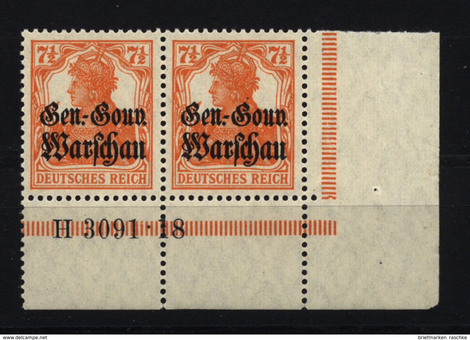 Deutsche Post In Polen,9b,3091.18,xx - Besetzungen 1914-18