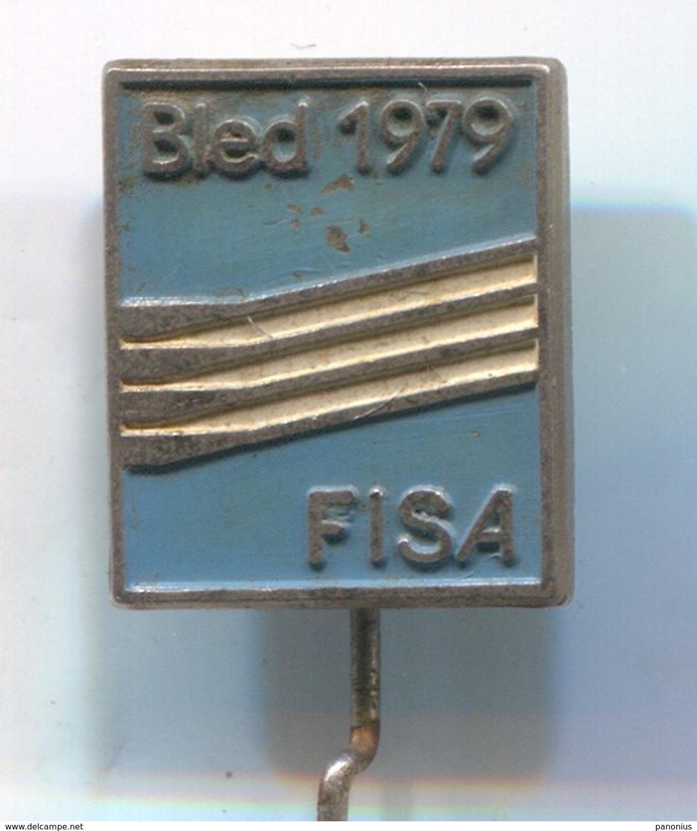 Rudern, Canu, Kayak - FISA, World Rowing Championships, BLED Yugoslavia, Vintage Pin, Badge, Abzeichen - Roeisport