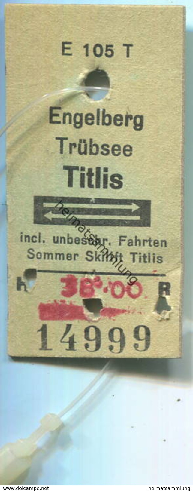 Schweiz - Engelberg - Trübsee Titlis - Inkl. Sommer Skilift Titlis 1980 - Europa