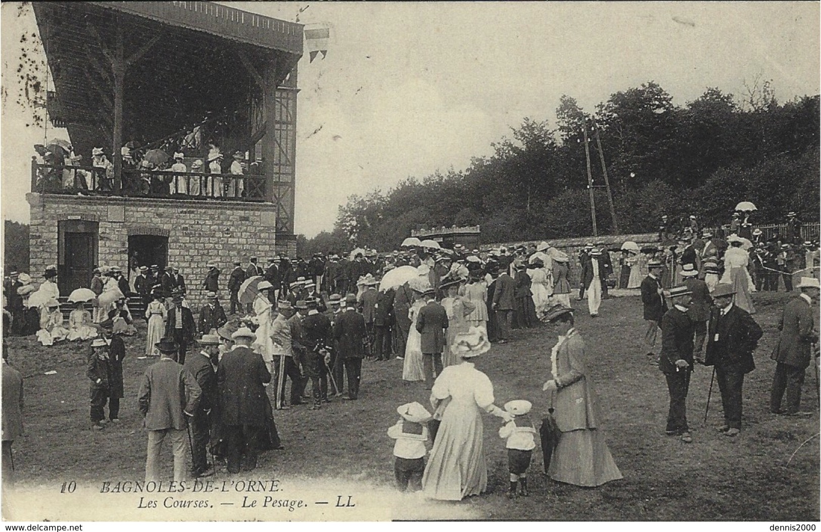 10- Bagnoles-de-l'Orne - Les Courses - Le Pesage - Ed. L L - Pferde