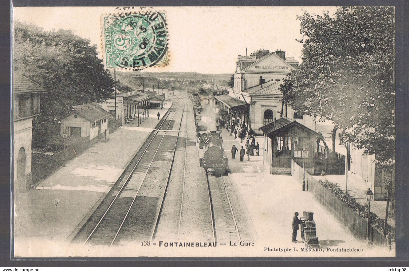 Fontainebleau . La Gare . - Fontainebleau