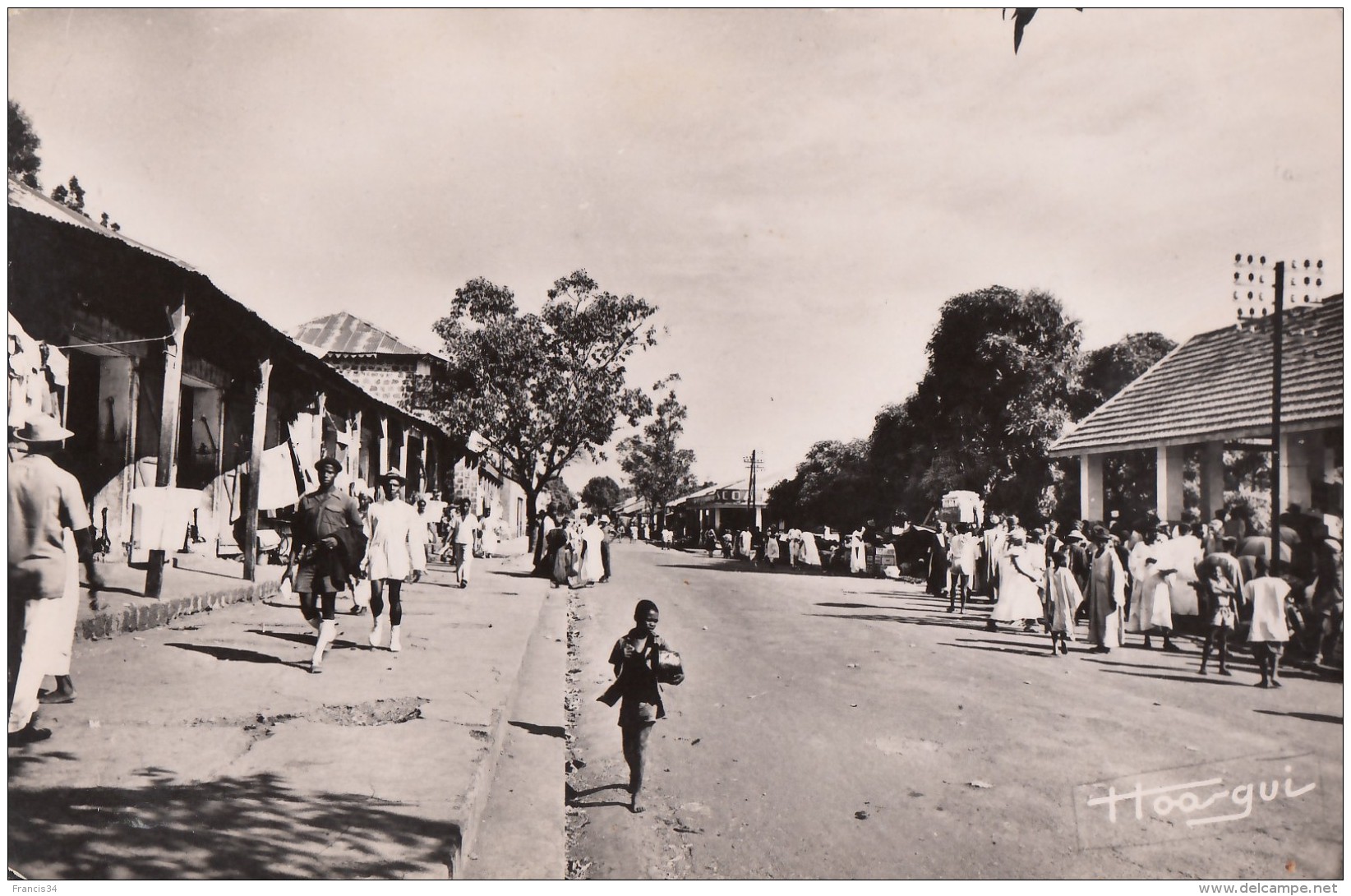 CPA - Mamou - Une Rue De Mamou - Guinea Francese