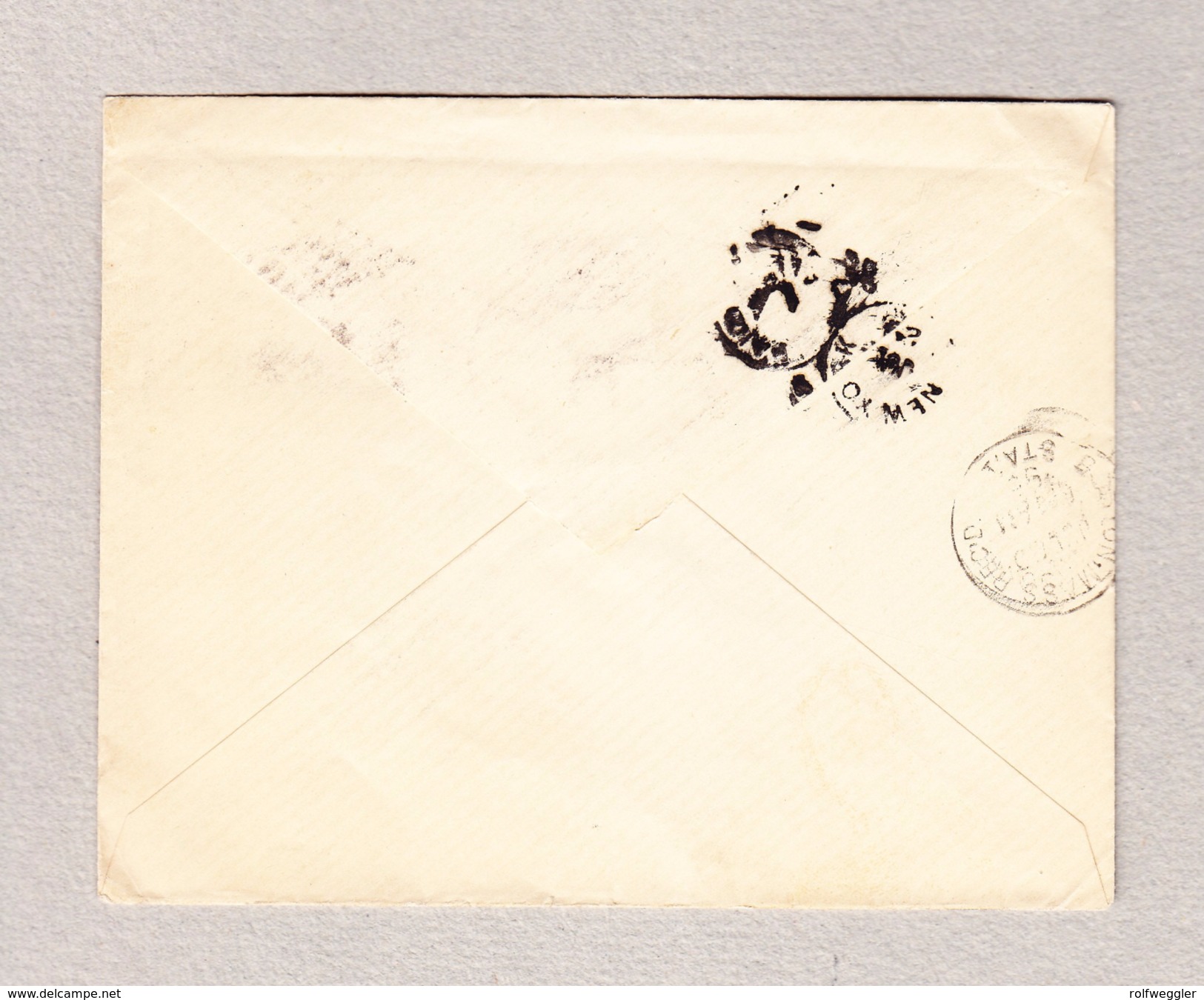 Schweiz Stehende 25Rp Bern 16.7.1895 Brief Nach USA - Lettres & Documents