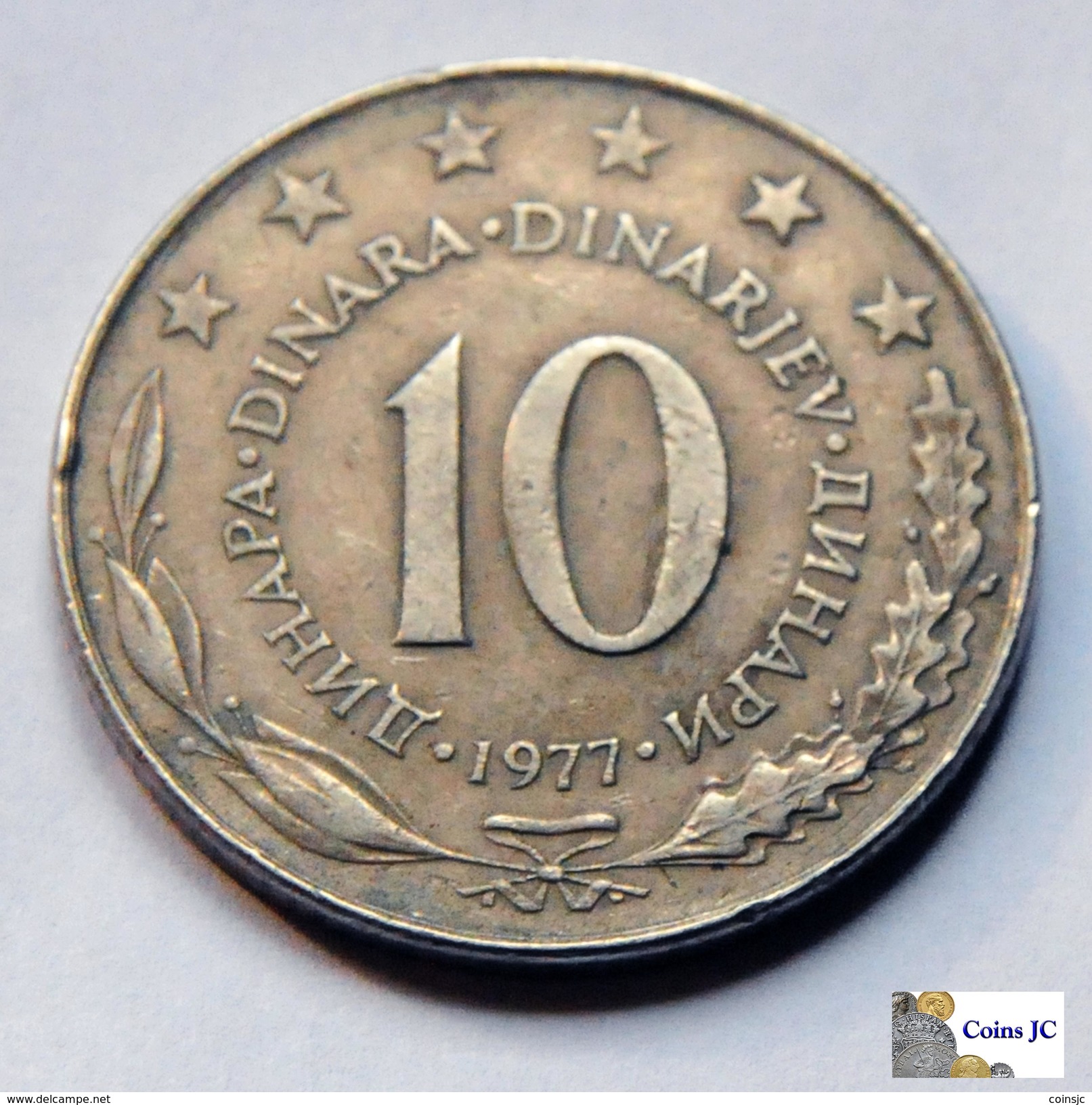 Yugoslavia- 10 Dinara - 1977 - Yugoslavia