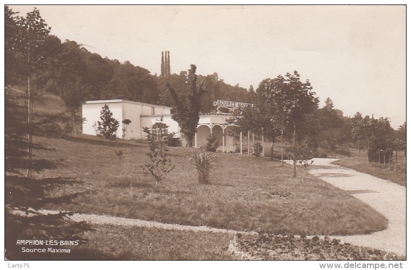 Amphion Les Bains 74 - Thermalisme Source Maxima - Editions Perrochet Et David La Chaux De Fonds - Autres & Non Classés