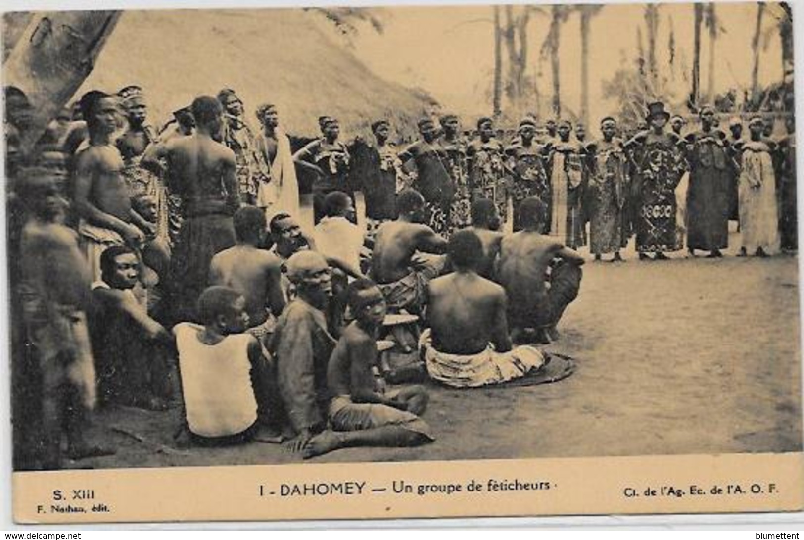 CPA DAHOMEY Afrique Noire Ethnic Féticheurs Non Circulé - Dahome