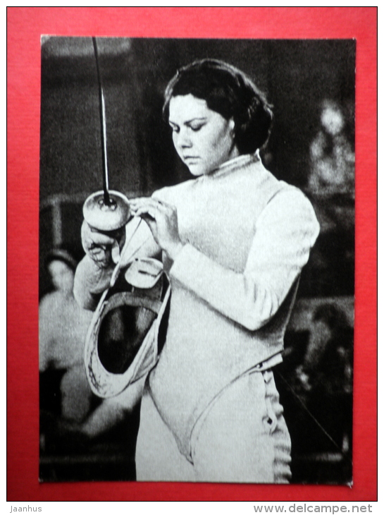 Svetlana Chirkova - Fencing - Mexico 1968 - Estonian Olympic Medal Winners - 1979 - Estonia USSR - Unused - Jeux Olympiques