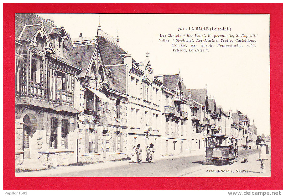 F-44-La Baule-41P142 Les Chalets Ker Venet, Bergeronnette, St Expedit, Les Villas, St Michel, Yvette, Animation, Tramway - La Baule-Escoublac