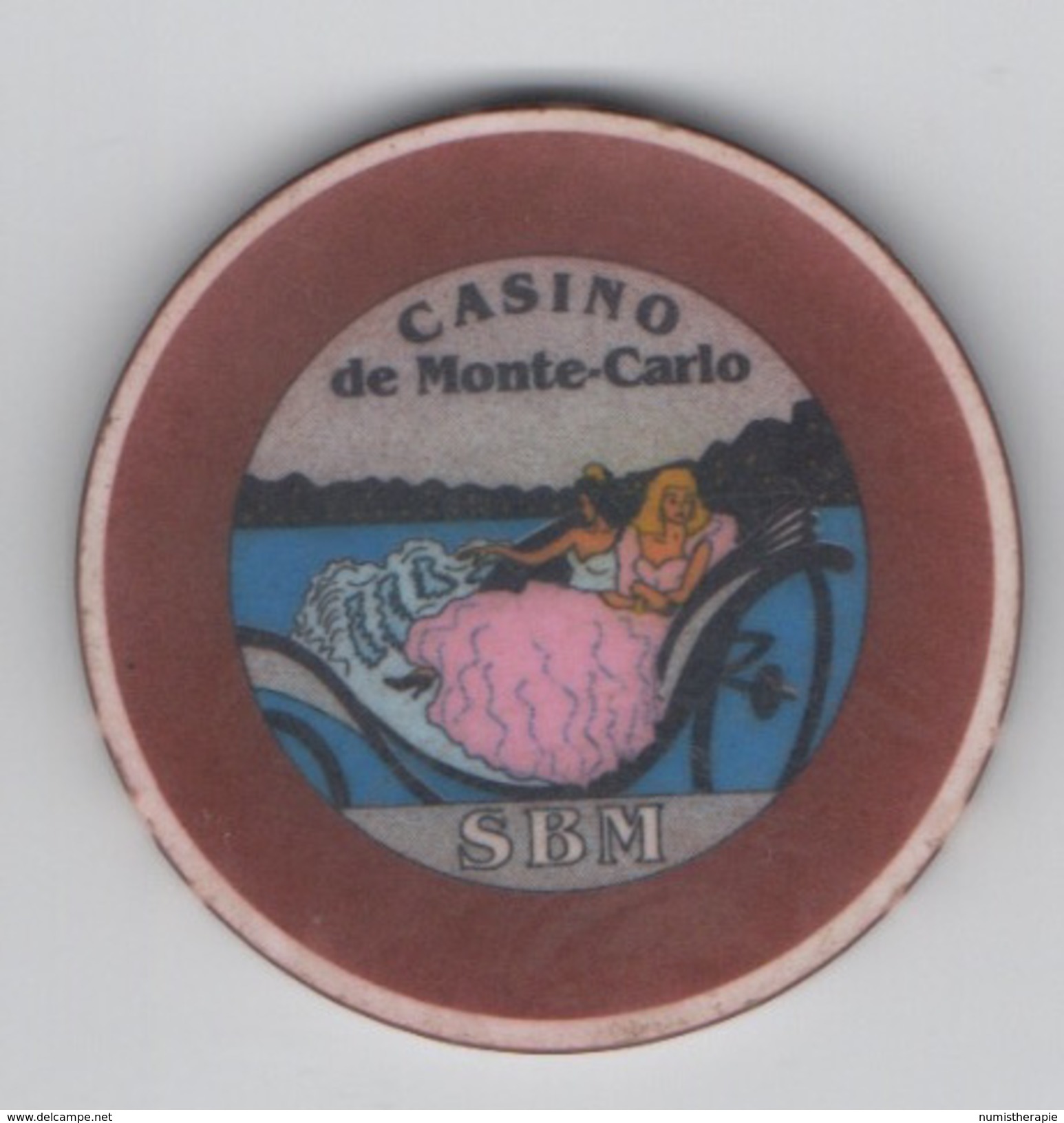 Jeton De Casino De Monte-Carlo SBM : Série Illustration - Casino