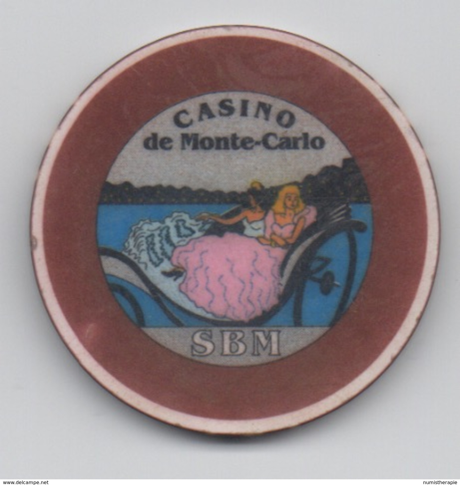 Jeton De Casino De Monte-Carlo SBM : Série Illustration - Casino
