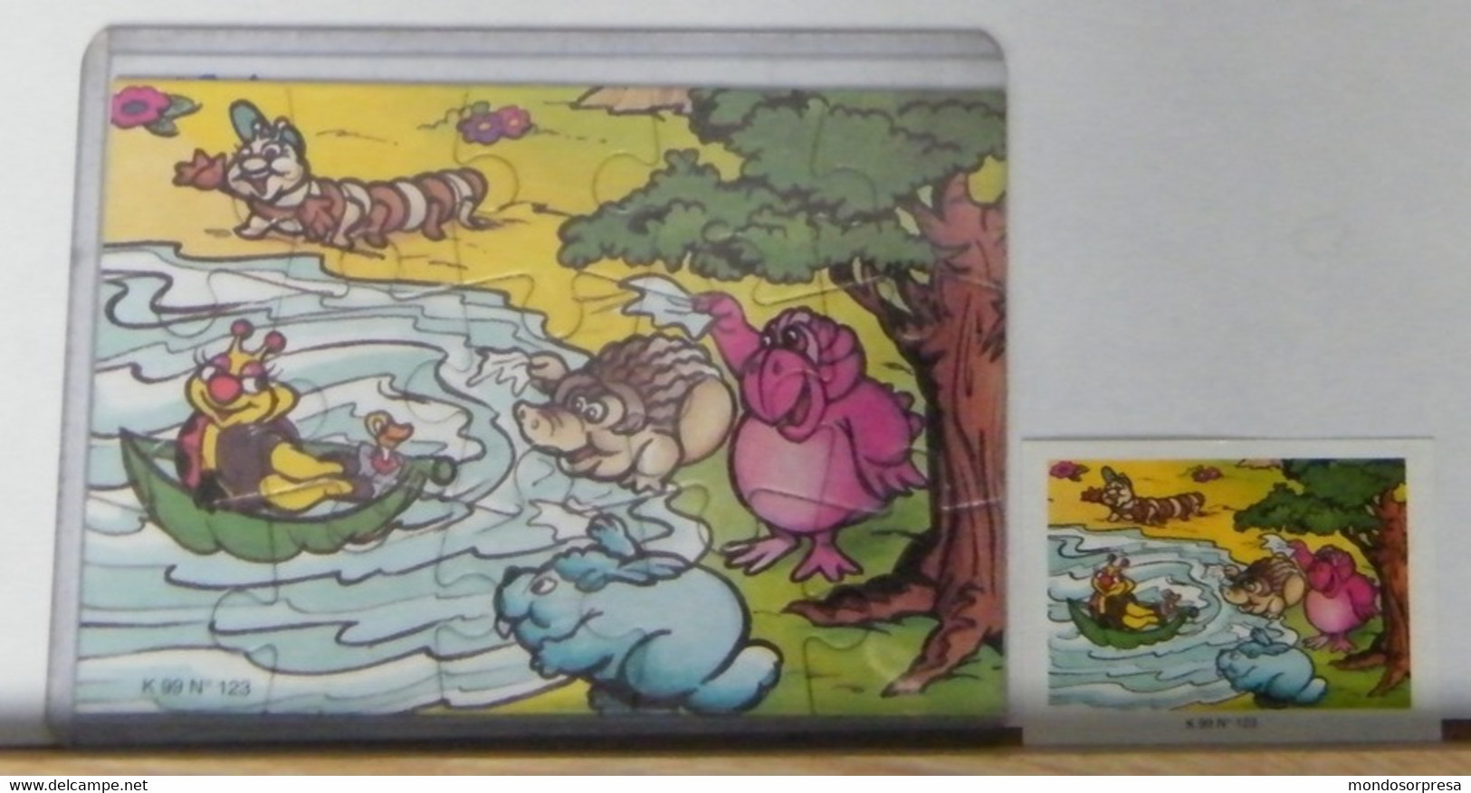 (SC09-36) PUZZLE FERRERO, FIGURATIVO K 99 N° 123 + CARTINA - Puzzles