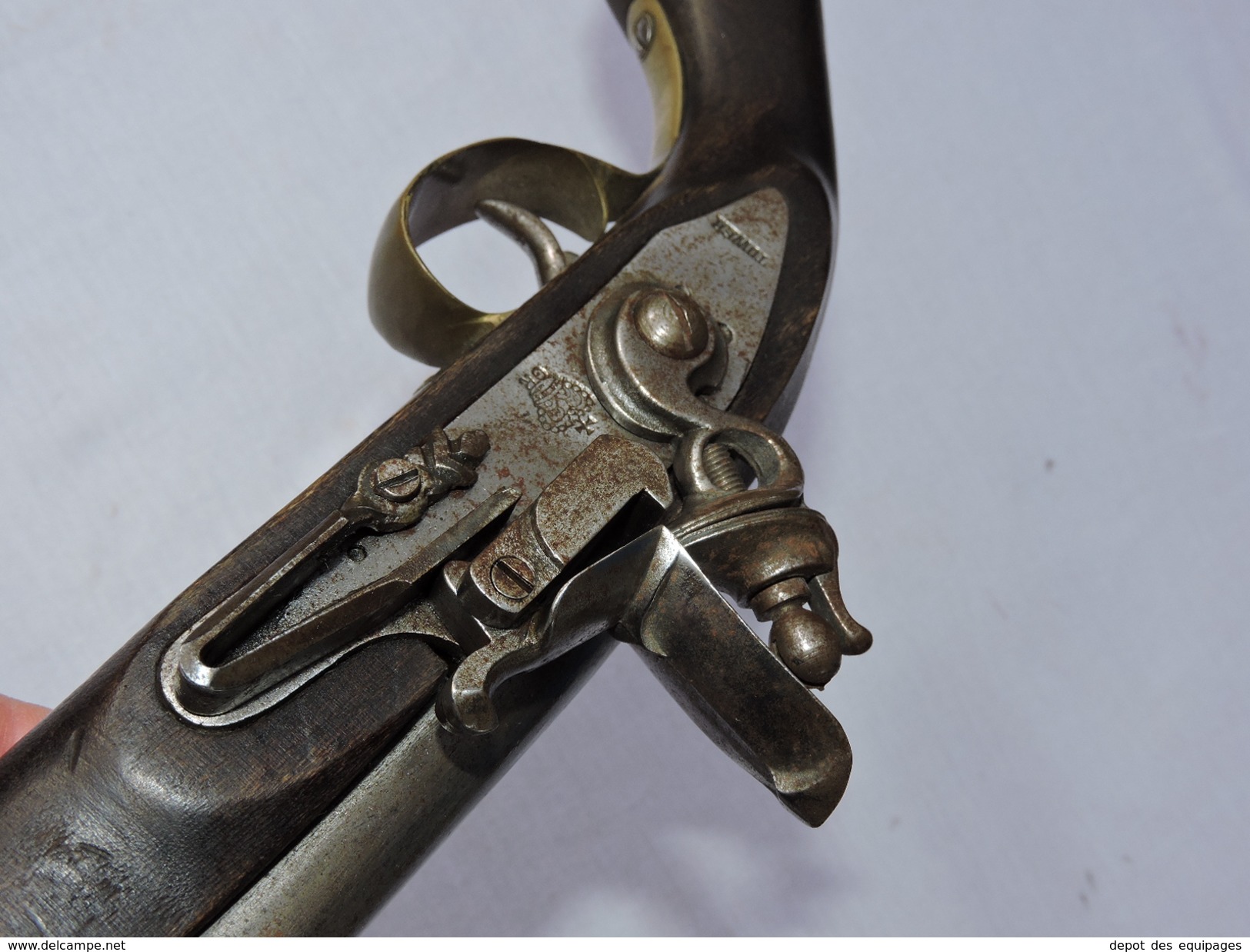 BEL ANCIEN PISTOLET à SILEX TOWER 18° SIECLE ANGLETERRE  ------ - Armas De Colección