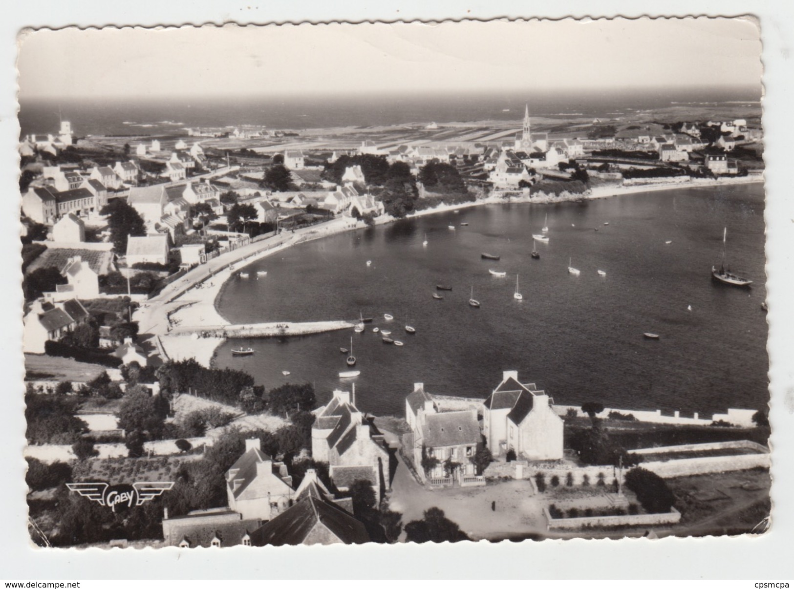 29 - ILE DE BATZ / VUE AERIENNE SUR LE PORS KERNOC - Ile-de-Batz