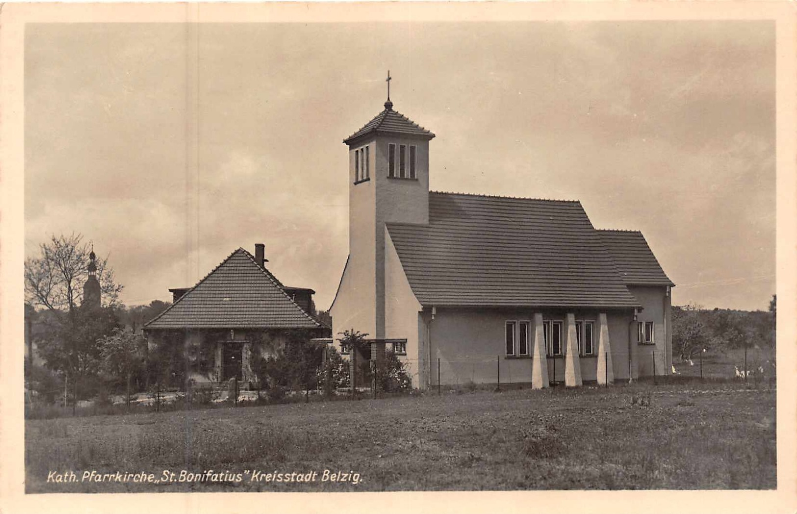 BELZIG  -  Kath Pfarrkirche " St Bonifatius " Kreisstadt Belzig - Belzig