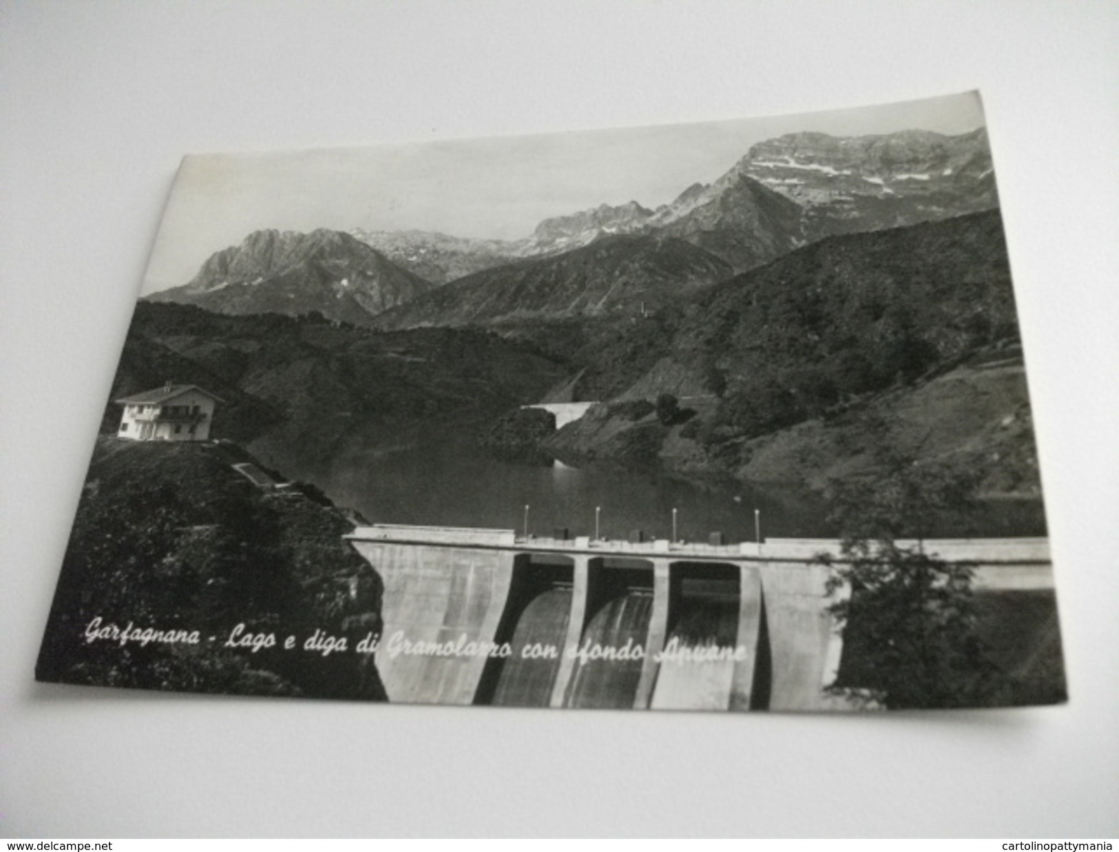 GARFAGNANA LAGO E DIGA DI GRAMOLAZZO CON SFONDO APUANE LUCCA - Invasi D'acqua & Impianti Eolici