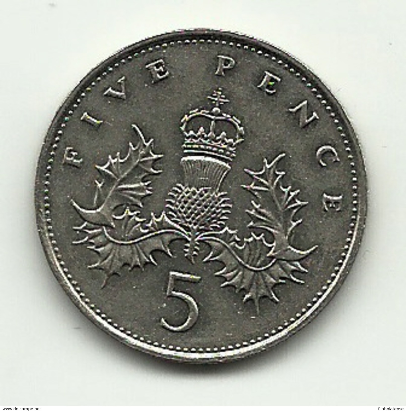 1988 - Gran Bretagna 5 Pence     ----- - 5 Pence & 5 New Pence