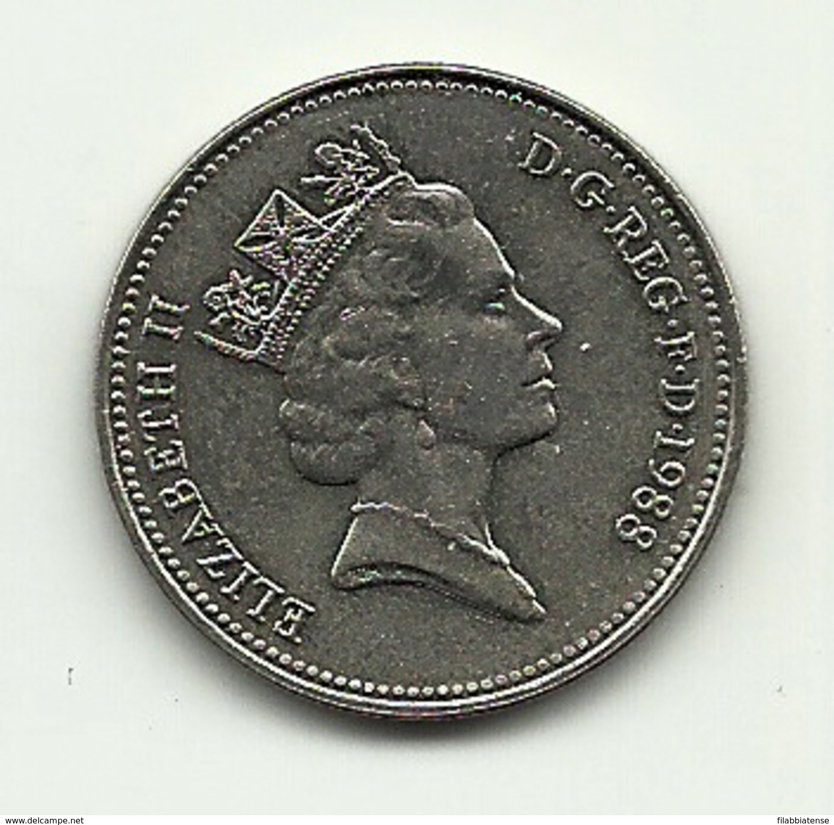 1988 - Gran Bretagna 5 Pence     ----- - 5 Pence & 5 New Pence