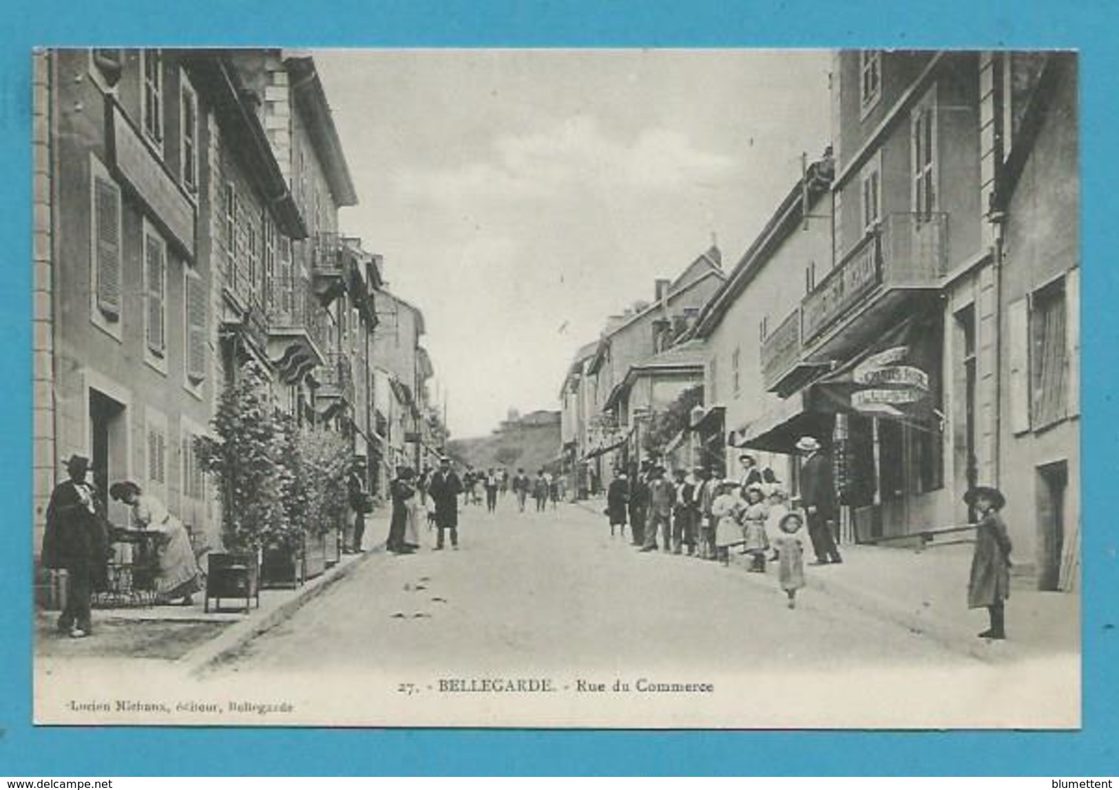 CPA 27 - Rue Du Commerce Marchand De Cartes Postales BELLEGARDE 01 - Bellegarde-sur-Valserine