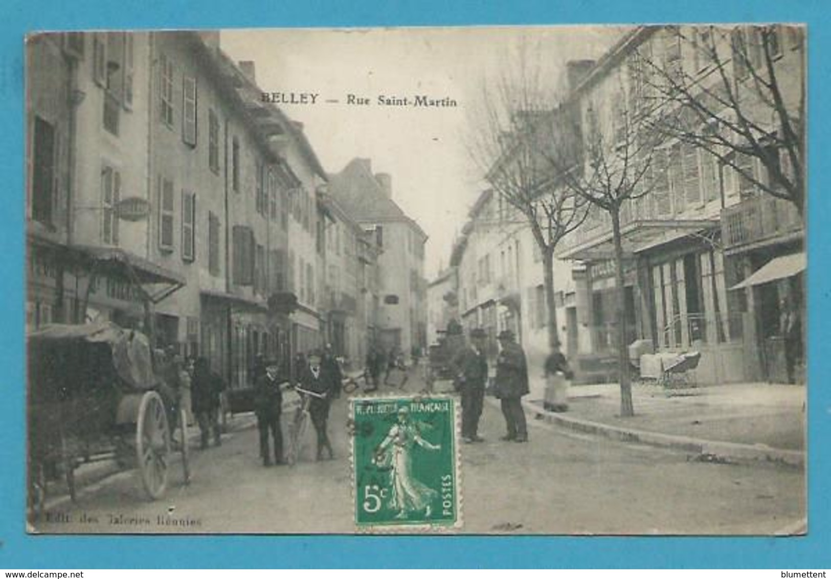 CPA Rue Saint-Martin BELLEY 01 - Belley