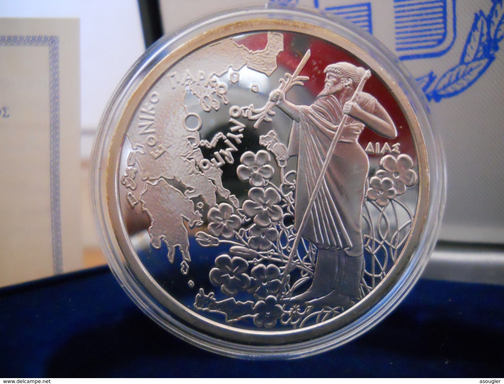 Greece 10 Euro Silver Proof 2006 "Olympus ZEUS" - Grèce