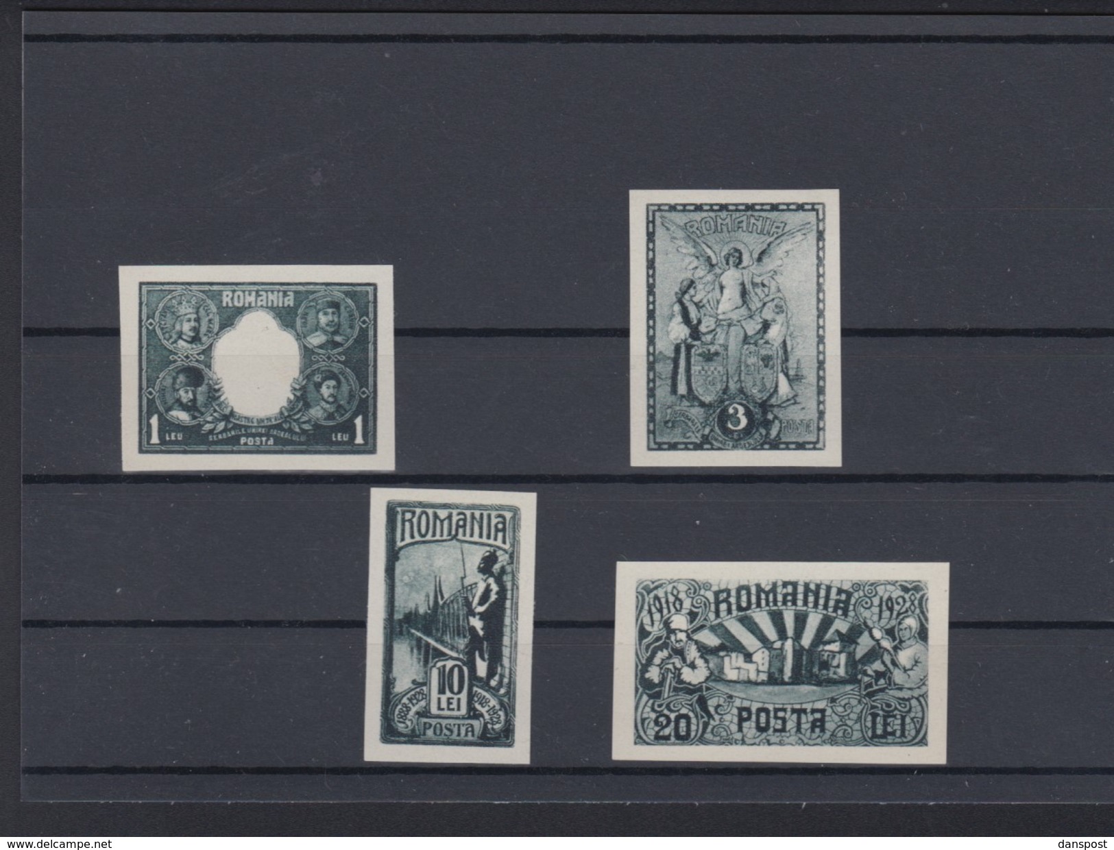 Romania Lot Essays 1928 (5) - Proofs & Reprints