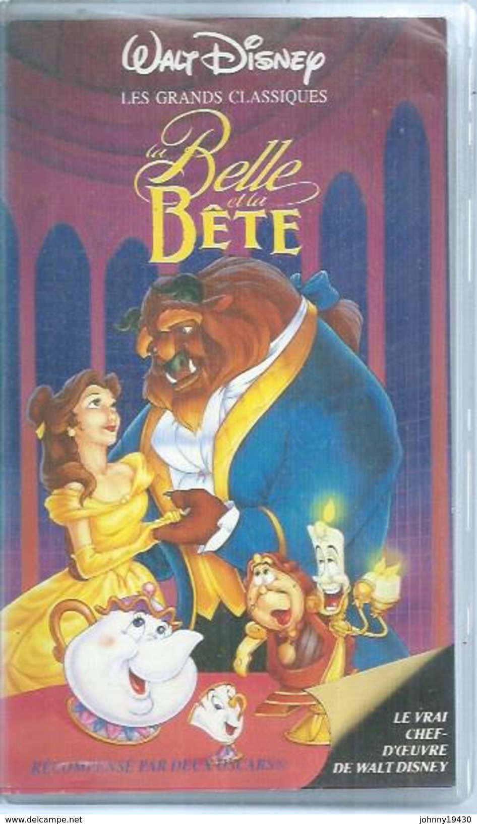 VHS / K7 Vidéo  " LA BELLE ET LA BETE "   WALT DISNEY - Dessins Animés