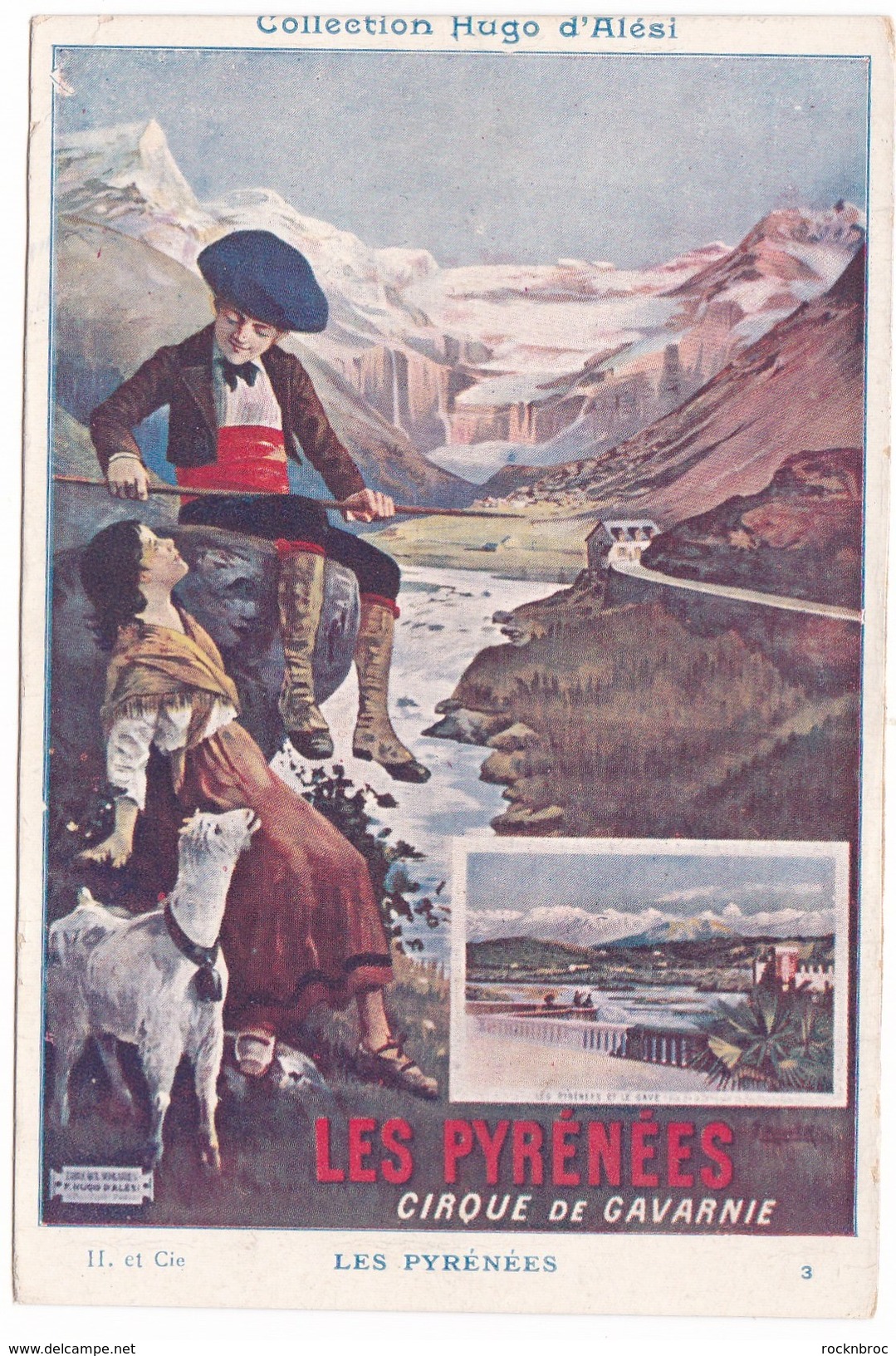 Image Publicité Collection HUGO D'ALESI Les Pyrénées Cirque De Gavarnie - Autres & Non Classés