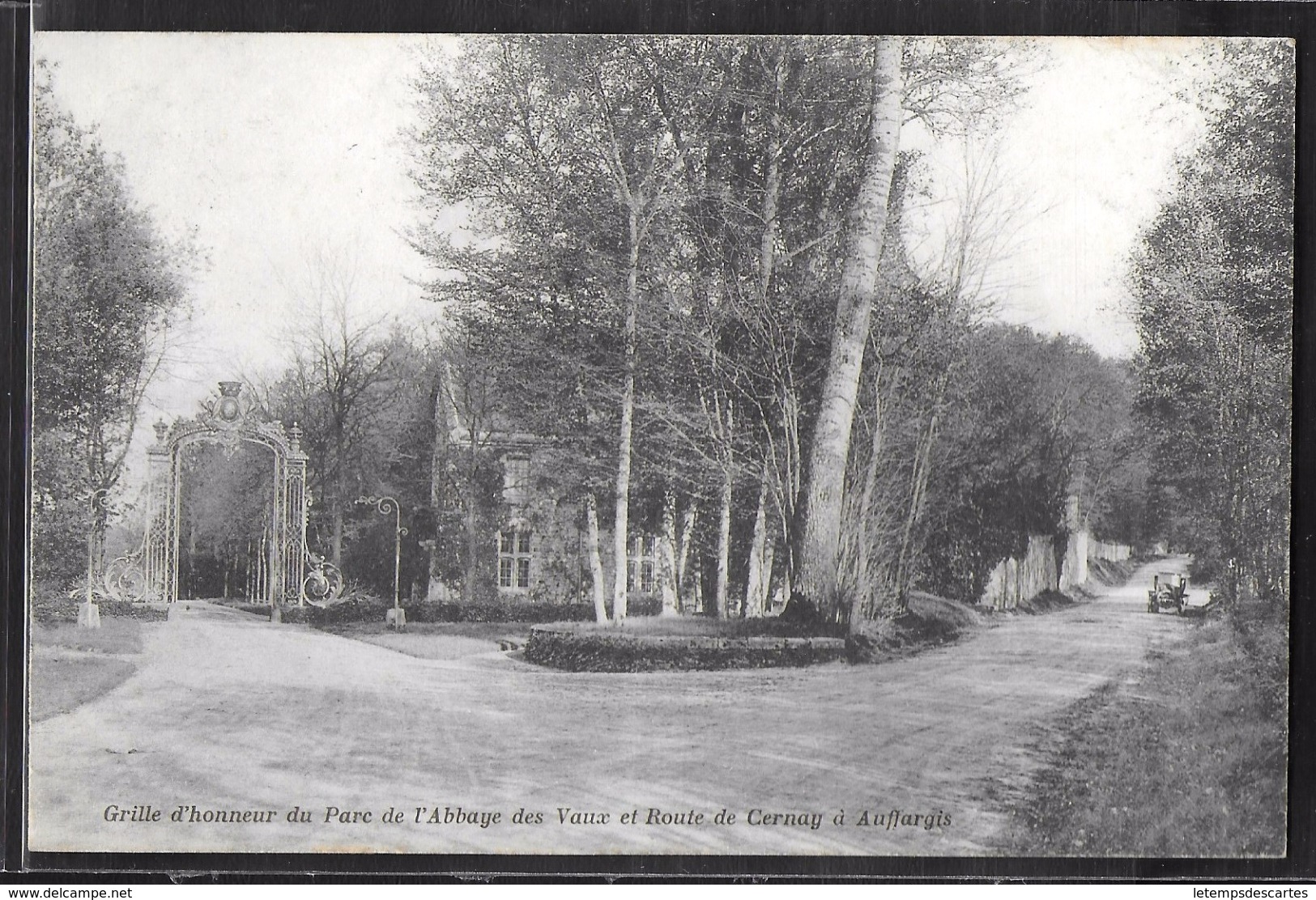 CPA 78 - Auffargis, Grille D'honneur Du Parc De L'Abbaye Des Vaux Et Route De Cernay - Auffargis