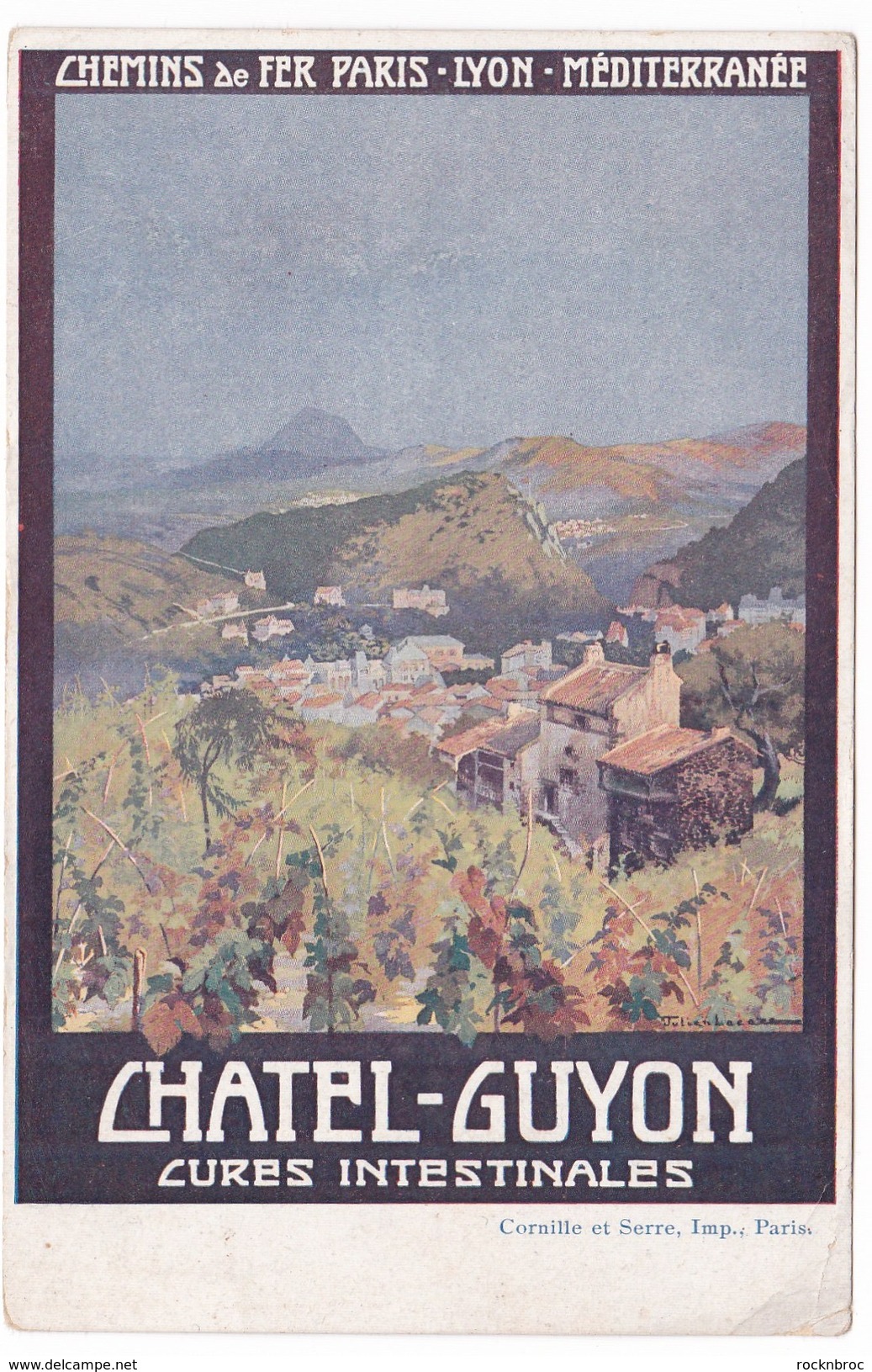 CPA Chemins De Fer PLM CHATEL-GUYON Cures Intestinales - Châtel-Guyon