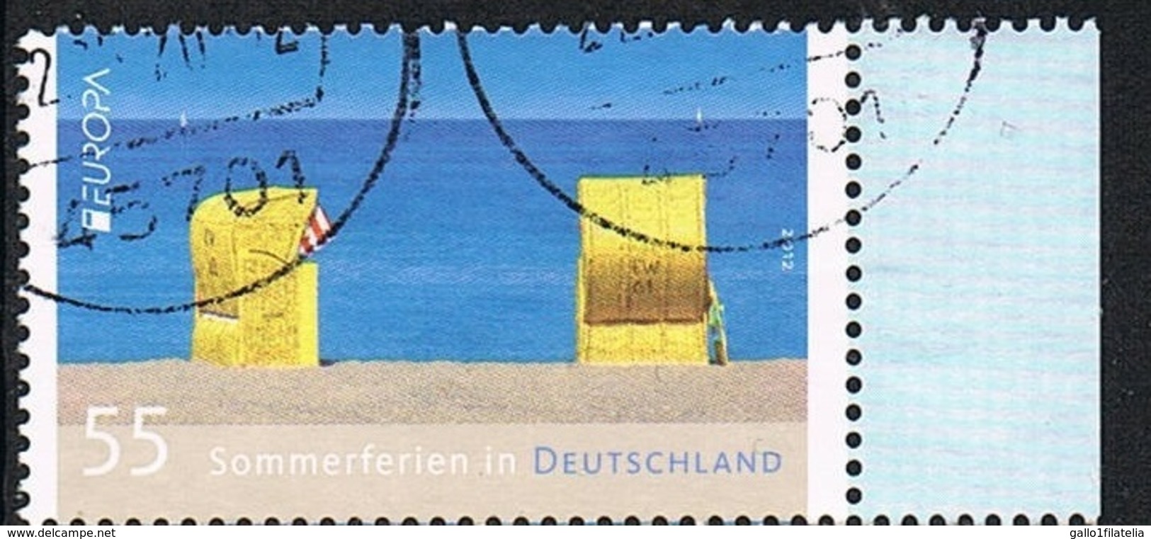 2012 - GERMANIA / GERMANY - EUROPA - LE VACANZE / THE HOLIDAYS - USATI / USED. - 2012