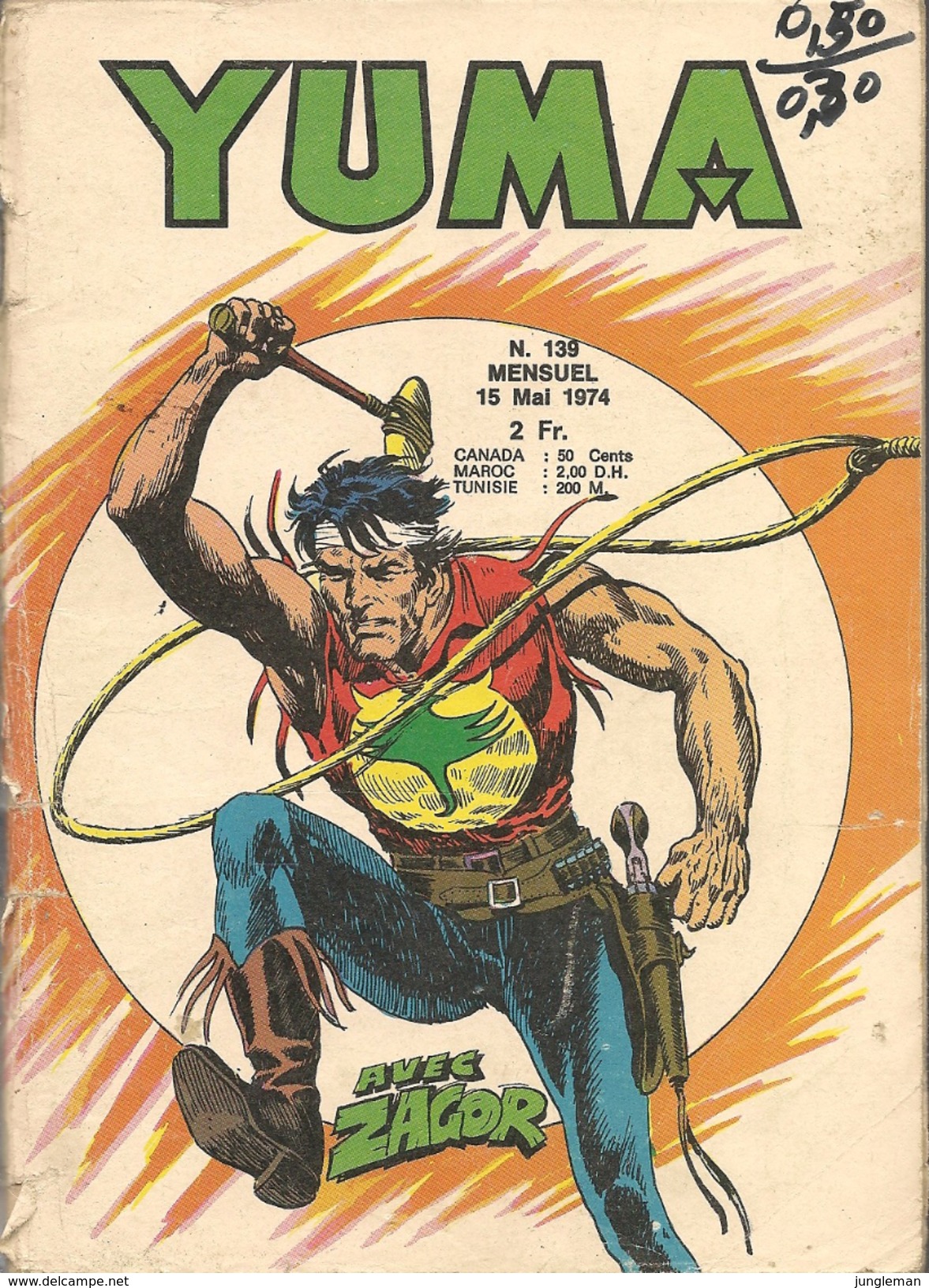 Yuma N° 139 - Editions Lug à Lyon - Mai 1974 - Avec Zagor Et Le Petit Ranger - BE - Yuma