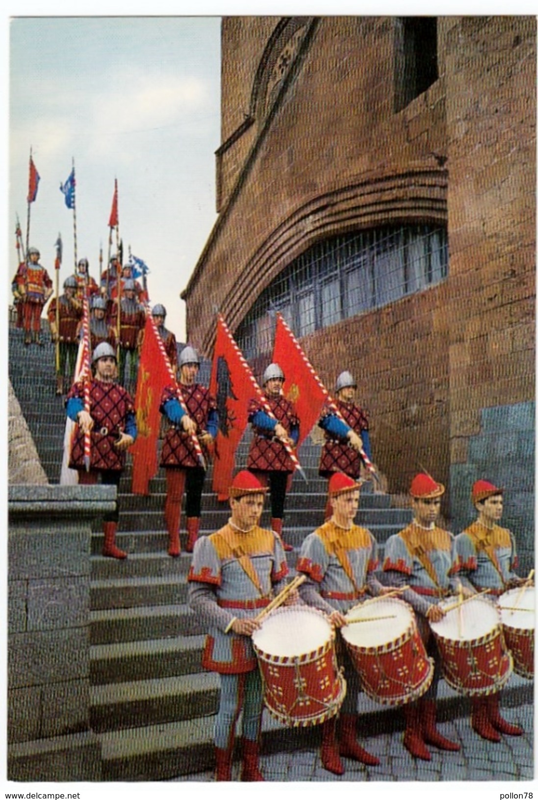 ORVIETO - FESTA DEL CORPUS DOMINI - CORTEO STORICO - TAMBURI E SCORTA DEL CAPITANO DEL POPOLO - Terni