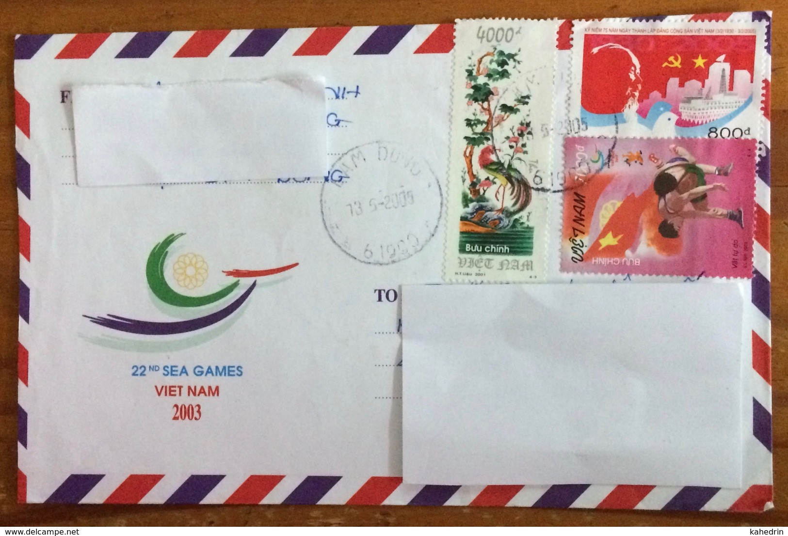 North Vietnam Viet Nam, Cover Sent To The Netherlands In 2005, 22nd Sea Games - Vietnam