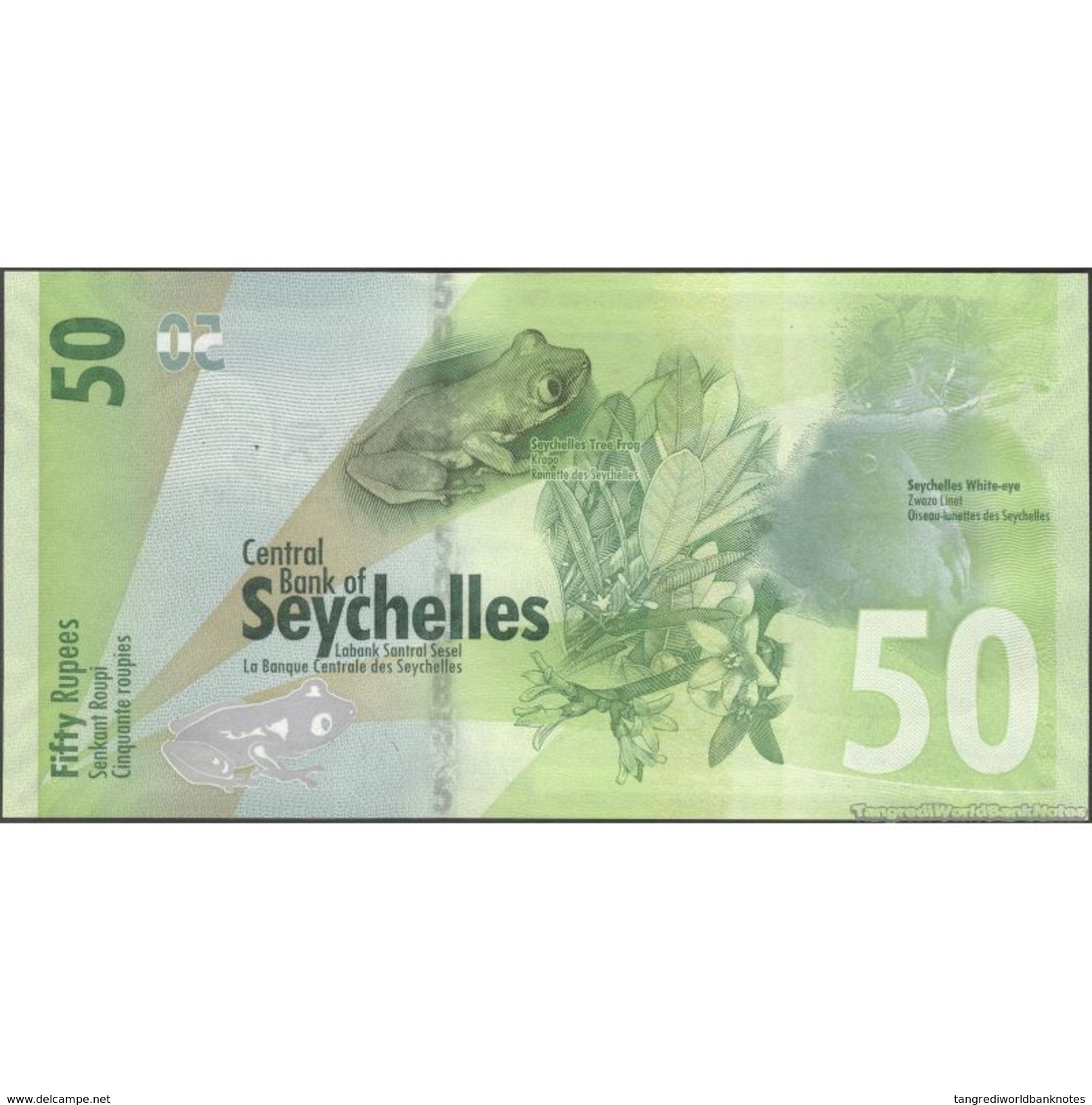 TWN - SEYCHELLES NEW - 50 Rupees 2016 Prefix BA UNC - Seychelles