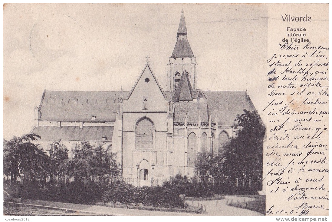 VILVOORDE : Façade Latérale De L'église - Andere & Zonder Classificatie