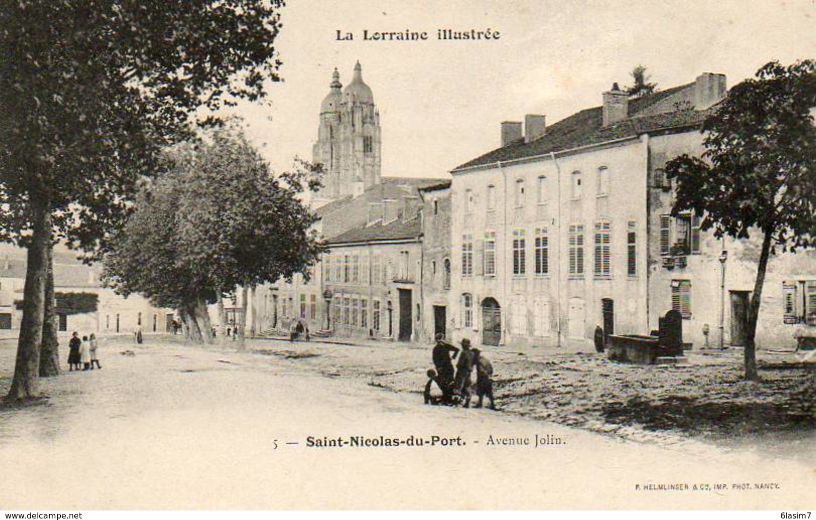 CPA - SAINT-NICOLAS-du-PORT (54) - Aspect De L'Avenue Jolin En 1900 - Saint Nicolas De Port