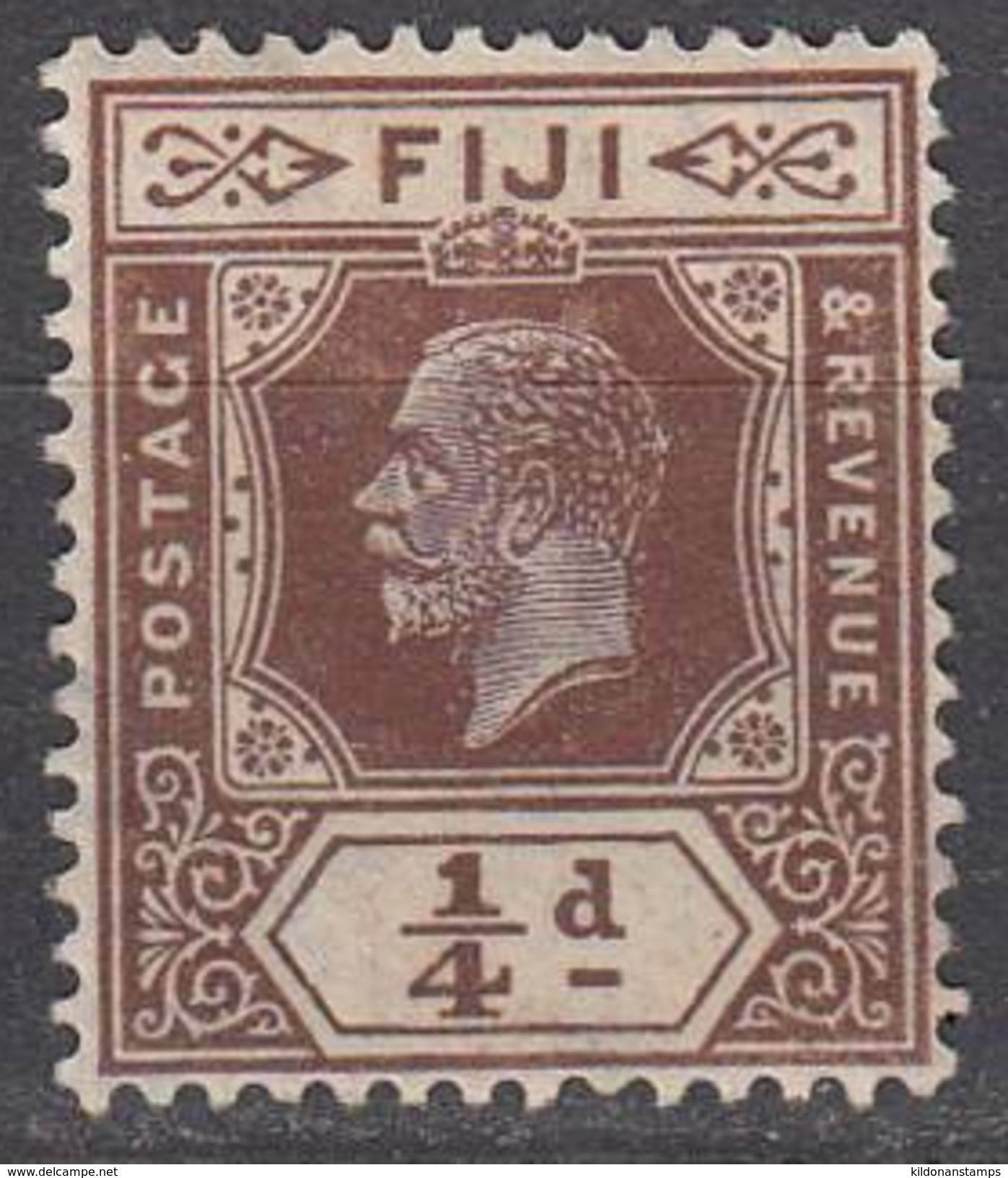 Fiji 1922-27 Mint Mounted, Sc# 93 - Fidji (...-1970)