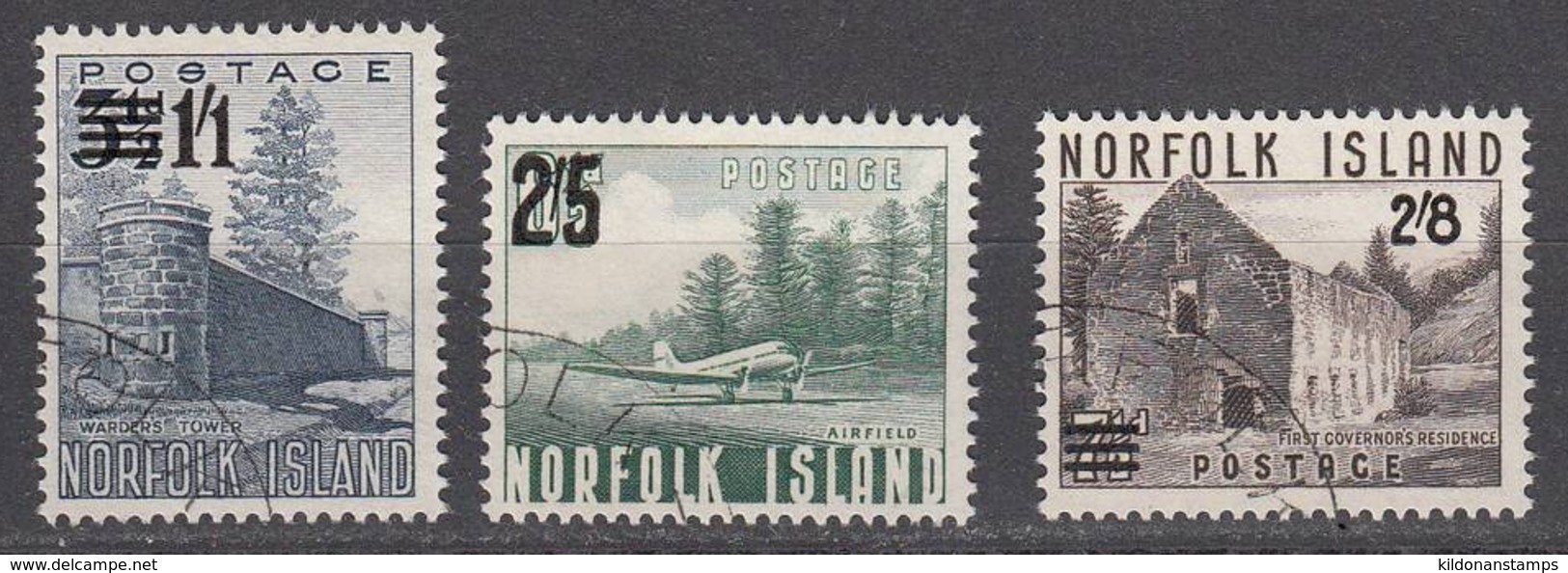 Norforlk Island 1960 Cancelled, Sc# 26-28 - Norfolkinsel