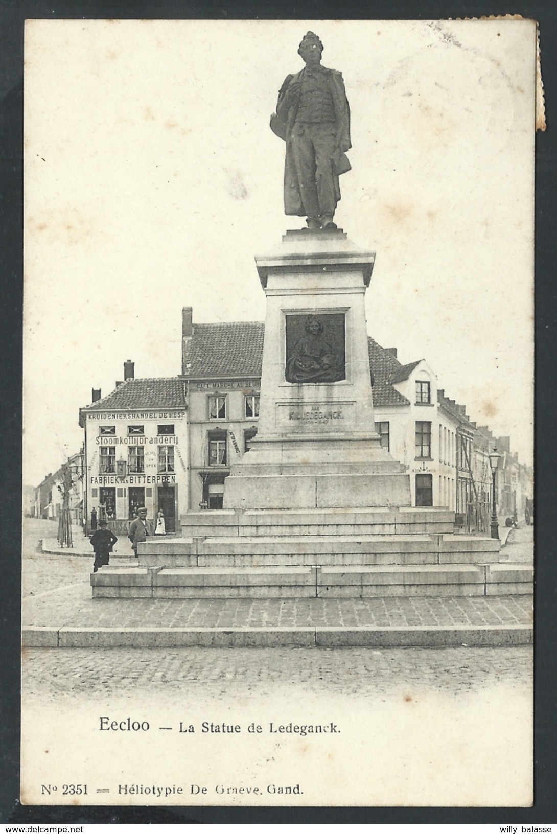 +++ CPA - EECLOO - EEKLO - La Statue De Ledeganck - De Graeve 2351  // - Eeklo