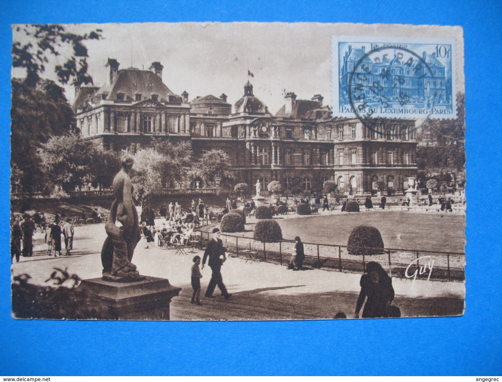 Carte-Maximum    N° 760  Palais Du Luxembourg     1946 - 1940-1949