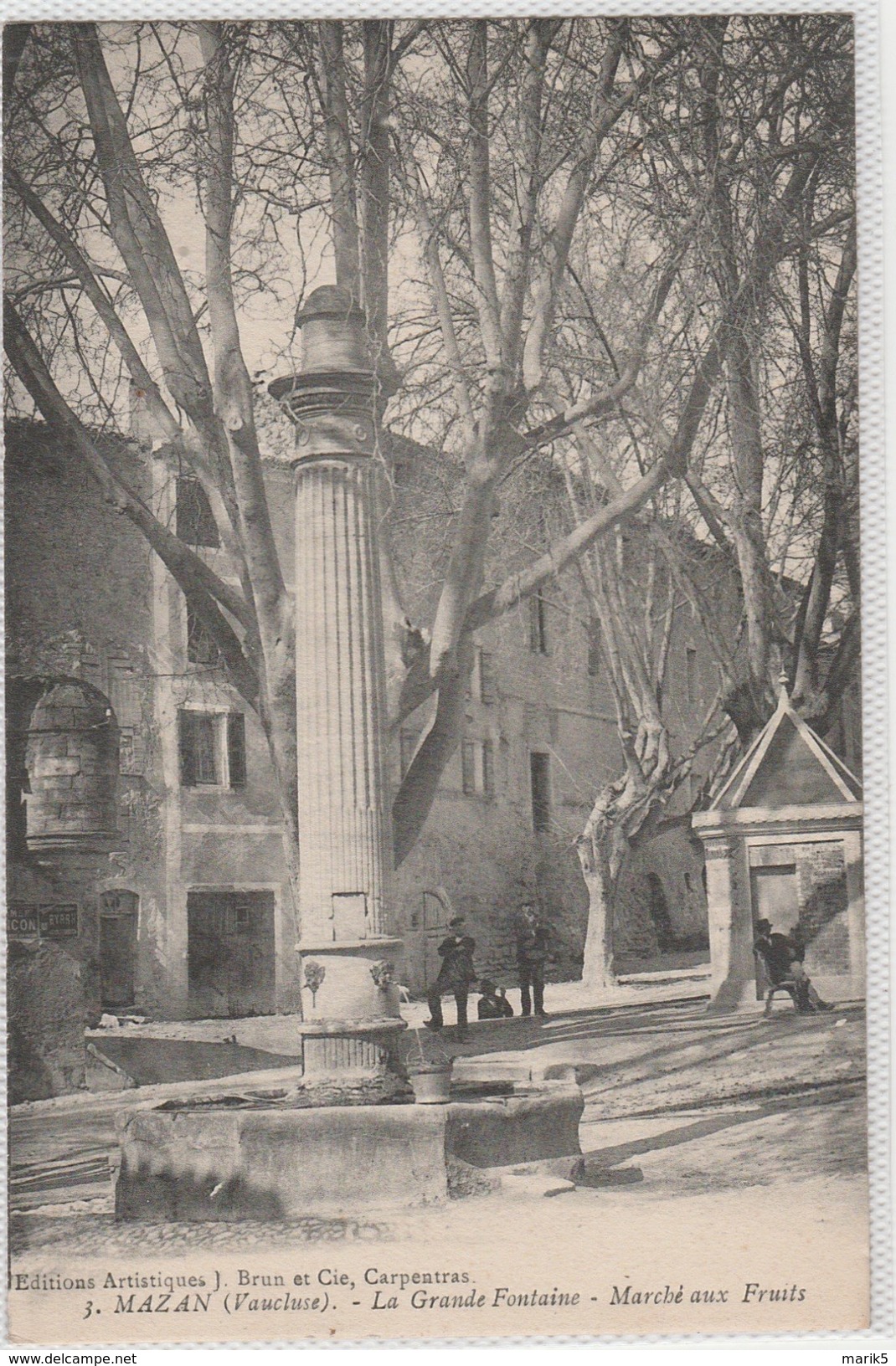 MAZAN La Grande Fontaine, Marché Aux Fruits - Mazan