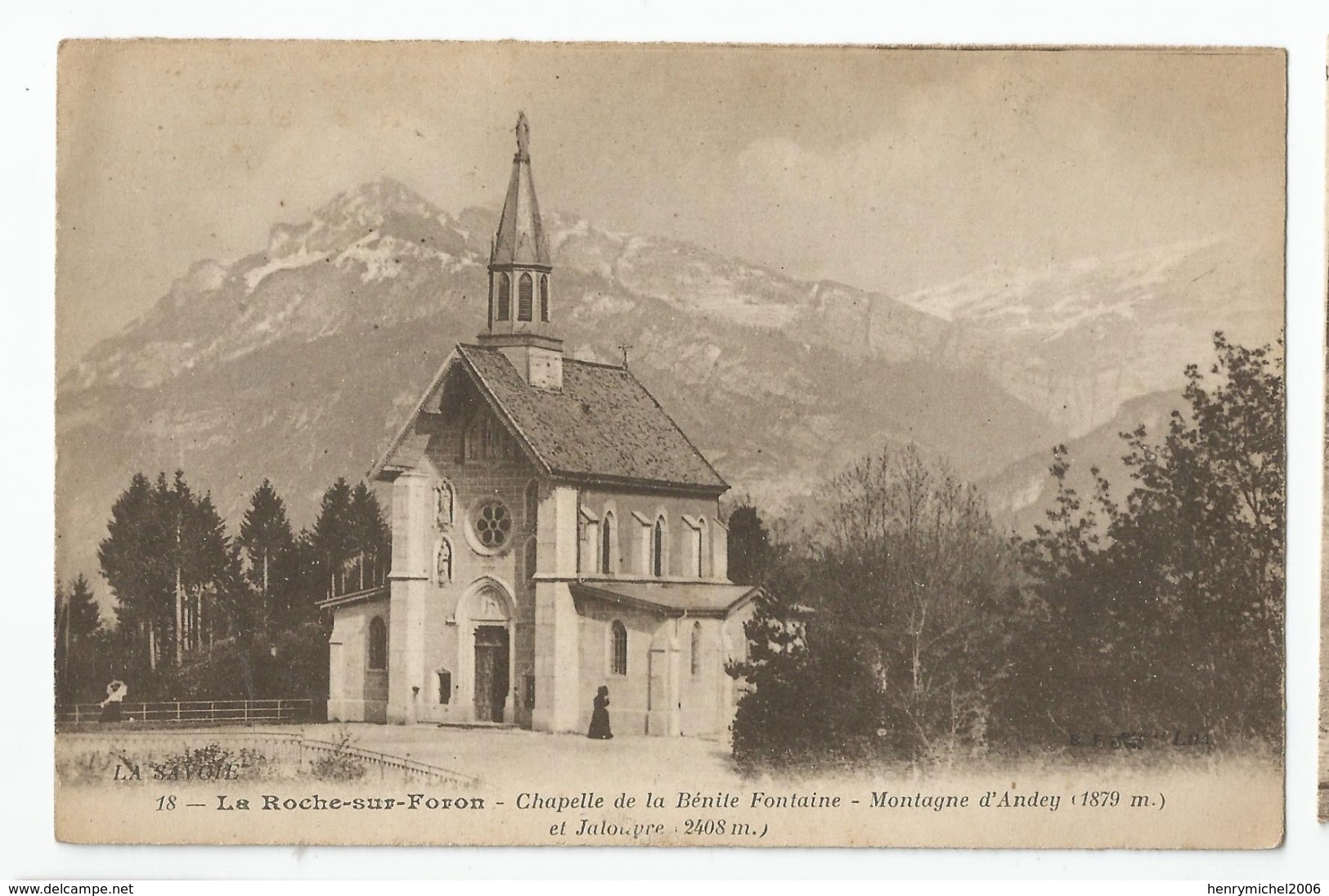 74 - Haute Savoie - La Roche Sur Foron Chapelle De La Bénite Fontaine Montagne D'andey - La Roche-sur-Foron