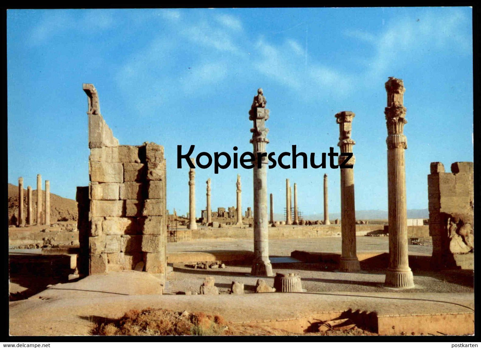 ÄLTERE POSTKARTE SHIRAZ PERSEPOLIS Ruins Ruinen Iran Cpa AK Postcard Ansichtskarte - Iran