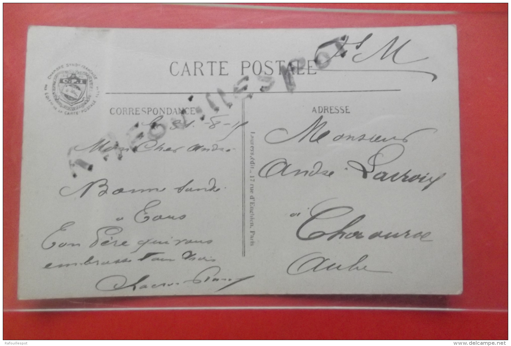 Cp  " Ecris Moi Vite , Vois Comme Nous Attendons Le Facteur" Signé Carrey - Postal Services