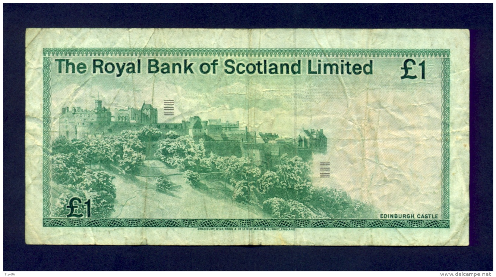 Banconota Scotland 1 Pound 1981 Circolata - 1 Pound