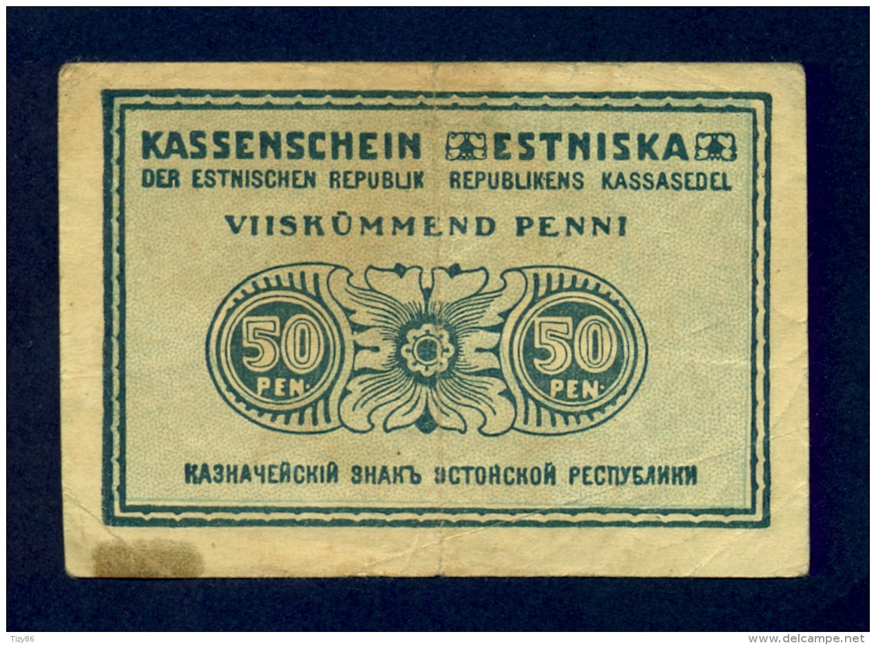 Banconota Estonia 50 Pen 1919 - Estonia