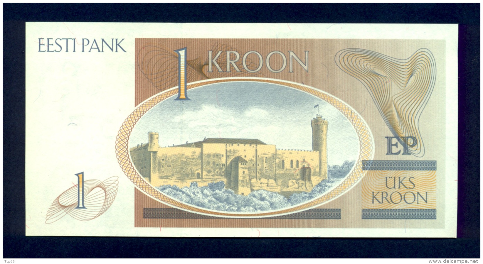 Banconota Estonia 1 Kroon 1992 -FDS - Estland