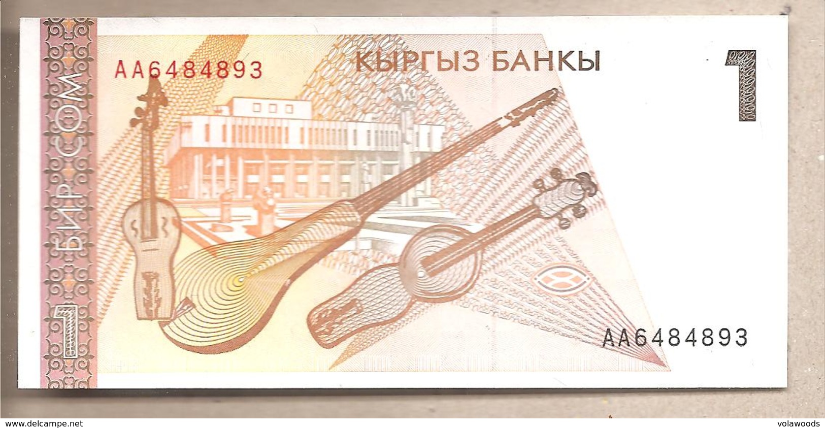 Kirghizistan - Banconota Non Circolata FdS Da 1 Som - 2004 - Kirgisistan