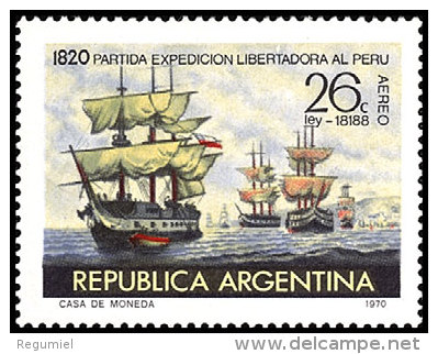 Argentina Aereo 133 ** Foto Estandar. 1970 - Posta Aerea