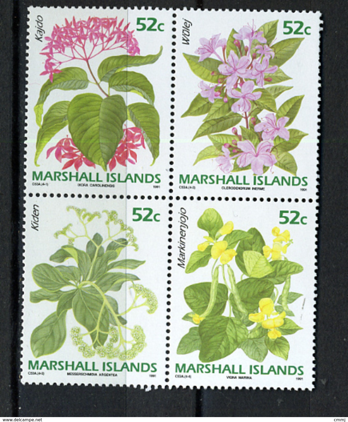 1990 - MARSHALL ISLANDS -  Catg.. Mi. 357/360 -  NH - (I-SRA3207.27) - Marshall